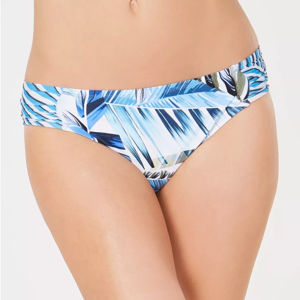 NWT 10 La Blanca Women’s Two Cook Shirred Side Hipster Bikini Swim Swimwear